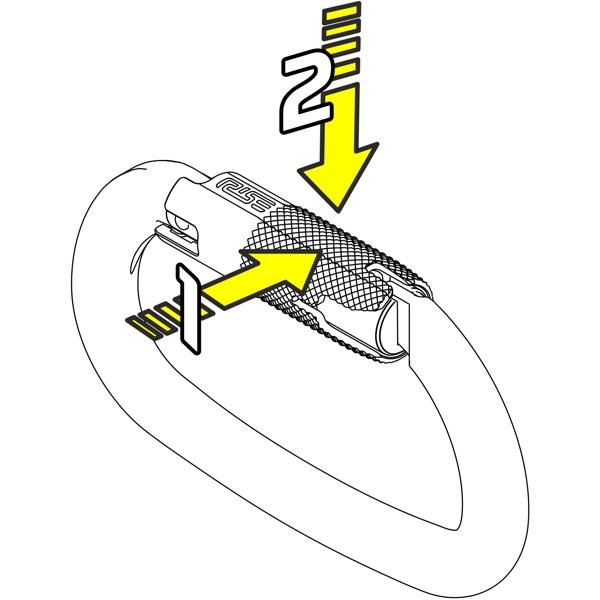 Kong Ovalone Carbon RISE Lock Carabiner