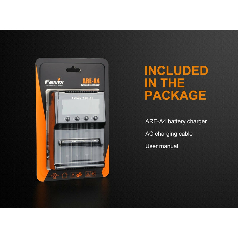 Fenix ARE-A4 Four Bay Multifunctional Smart Charger